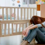 A new mom is suffering from postpartum depression