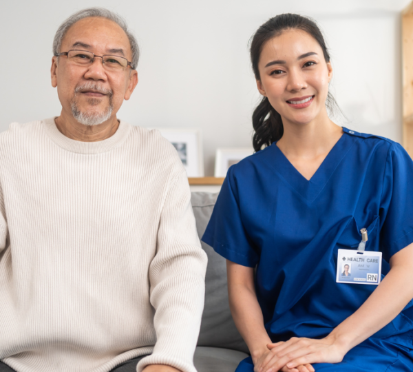 Nurse with Elderly Person