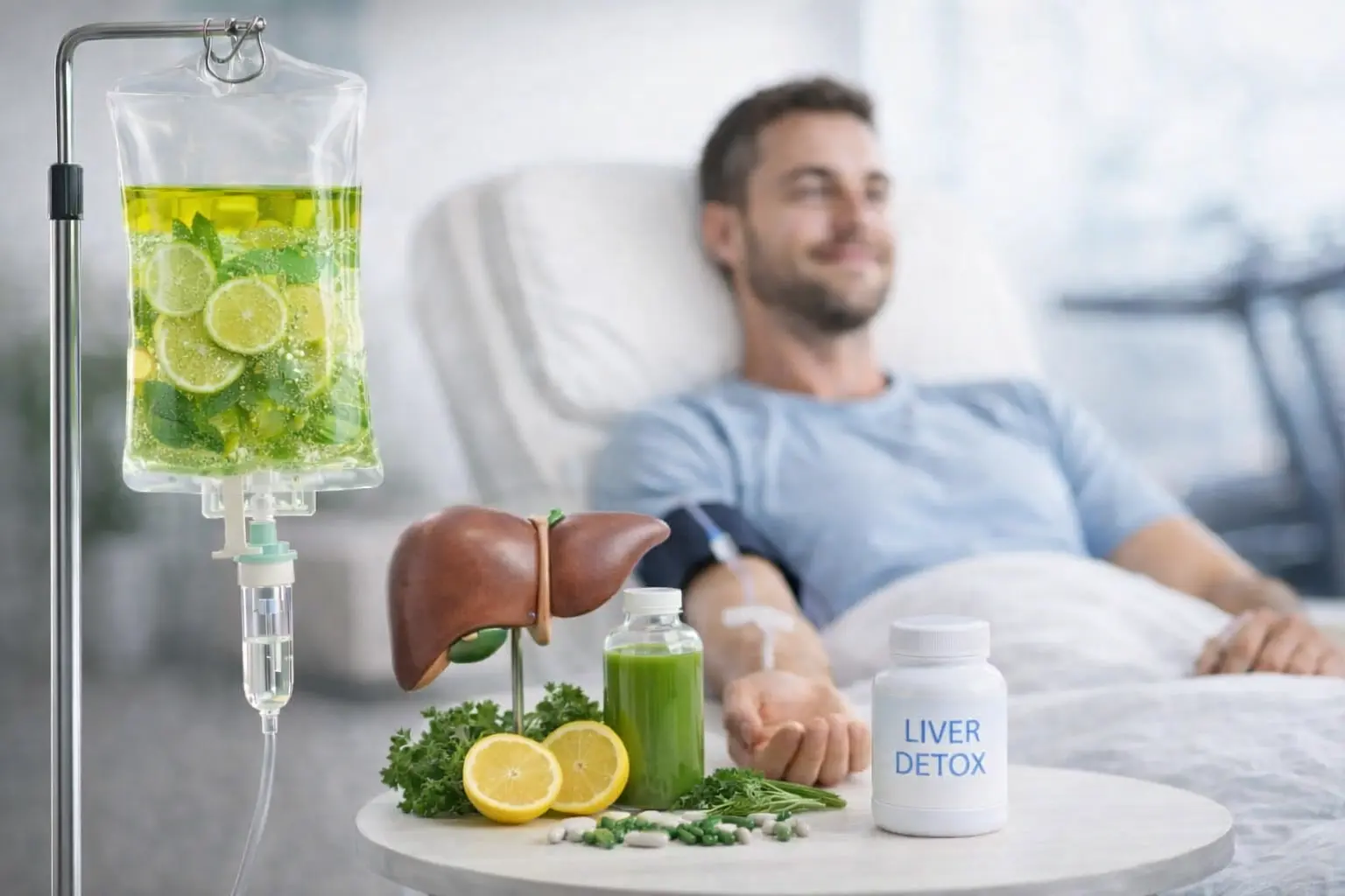 Hangover(Liver Detox) IV Therapy in Dubai
