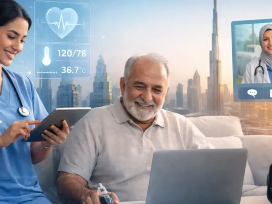 Technology in Home Care: Remote Monitoring & Telehealth in UAE