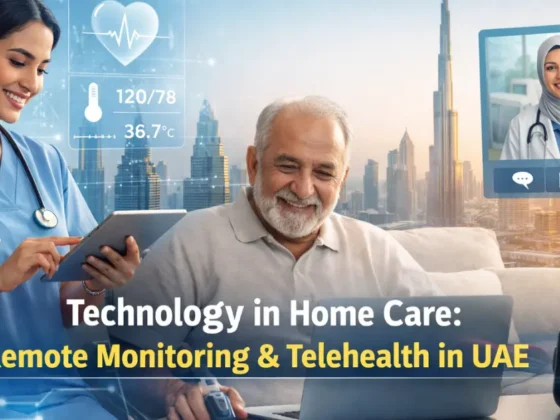 Technology in Home Care: Remote Monitoring & Telehealth in UAE