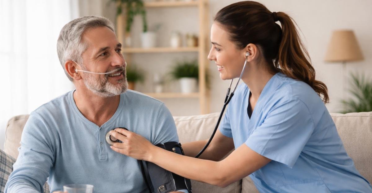 COPD Patient with Nurse