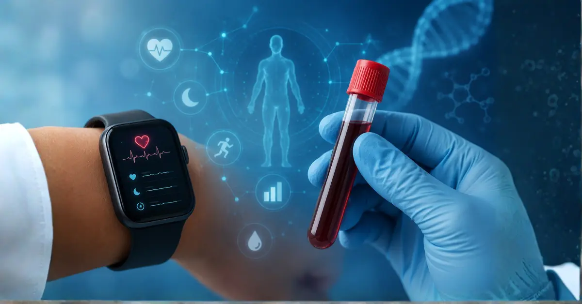 wearables and blood test