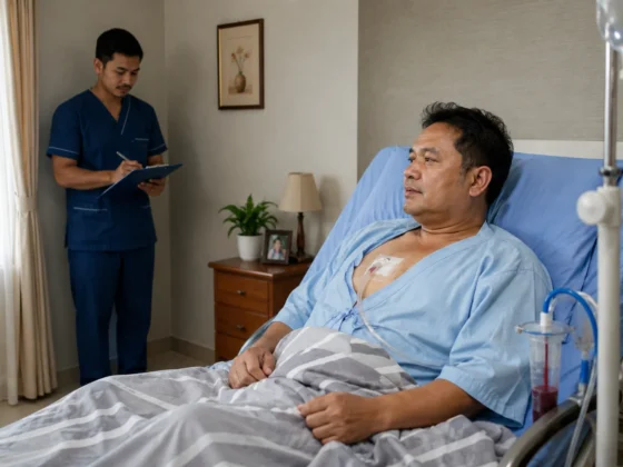Why a Licensed Nurse at Home Is Essential After Chest Surgery with a Chest Tube