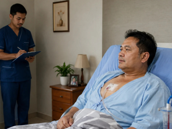 Why a Licensed Nurse at Home Is Essential After Chest Surgery with a Chest Tube