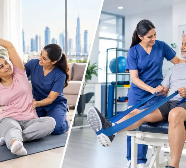 Home physiotherapy vs clinic physiotherapy for elderly patients