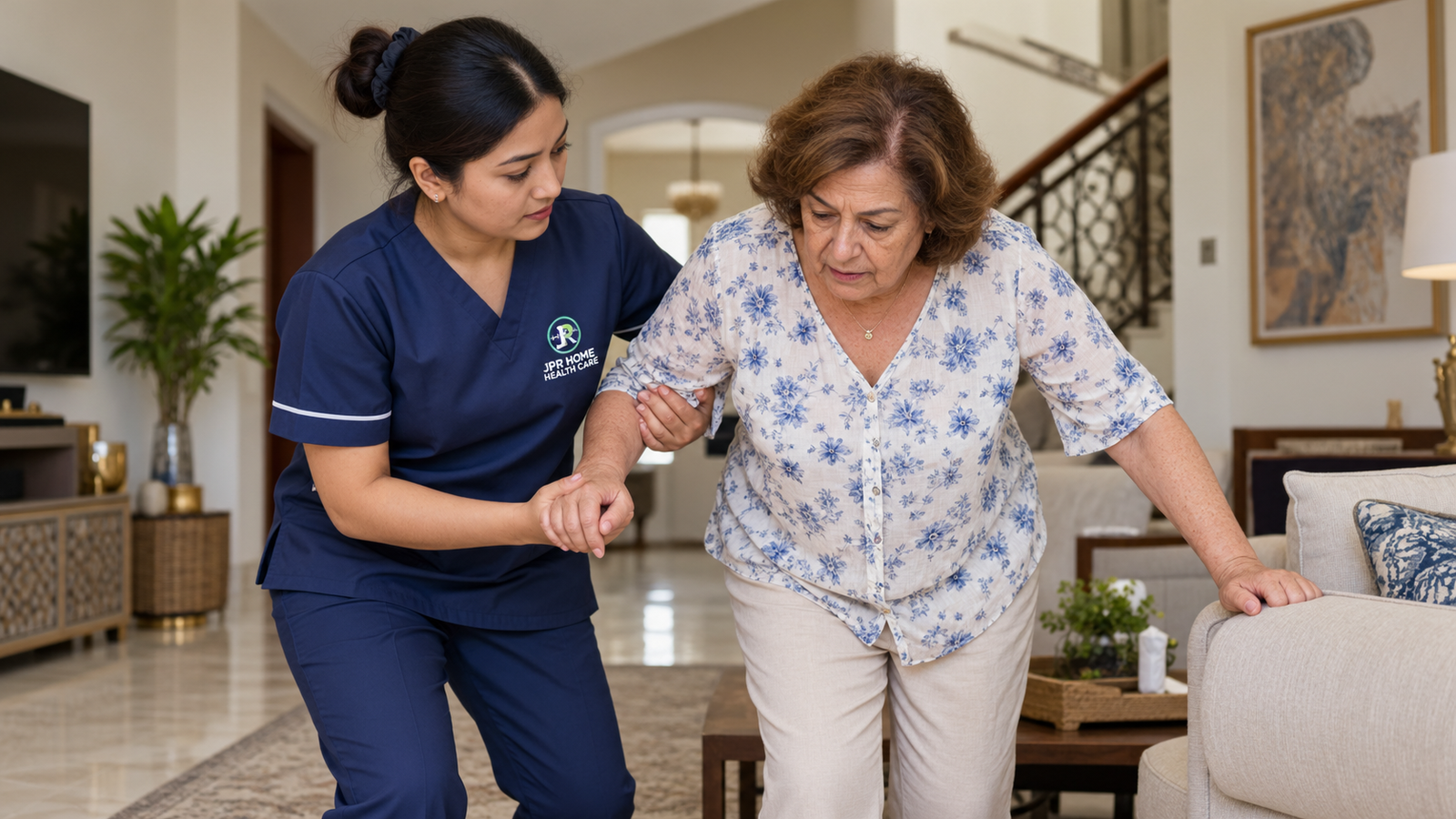 Home Nursing for Fall Prevention in Elderly Parents | Dubai
